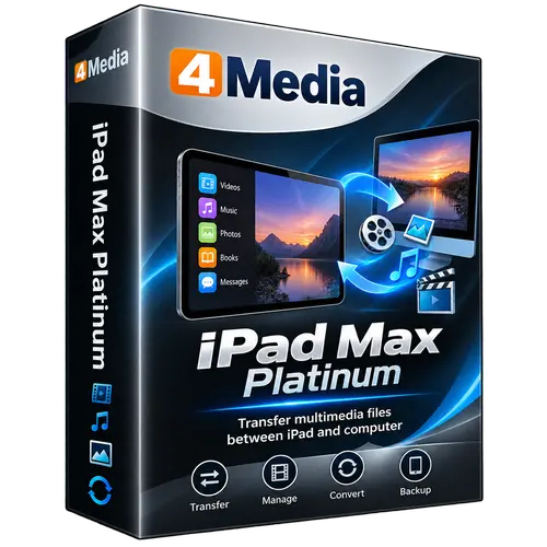 4Media iPad Max Platinum Logo