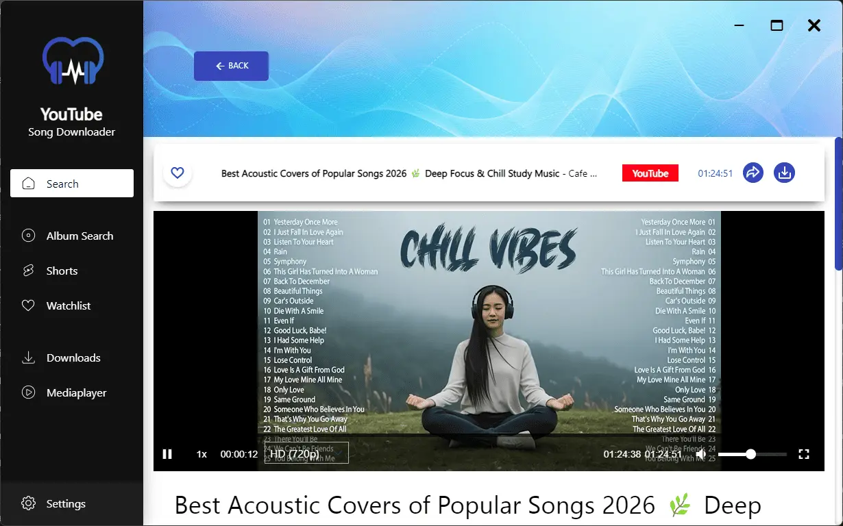 Abelssoft YouTube Song Downloader Screenshot 2