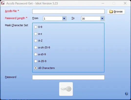 Access Password Get Screenshot 2