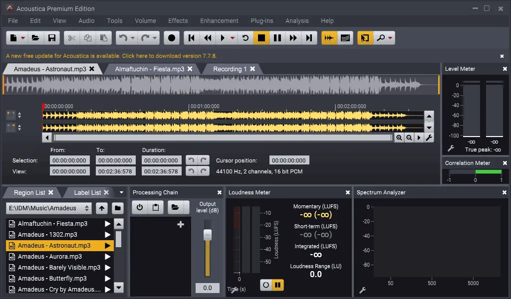 Acoustica Screenshot 2