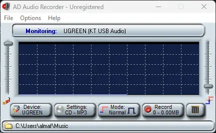 AD Audio Recorder Screenshot 1