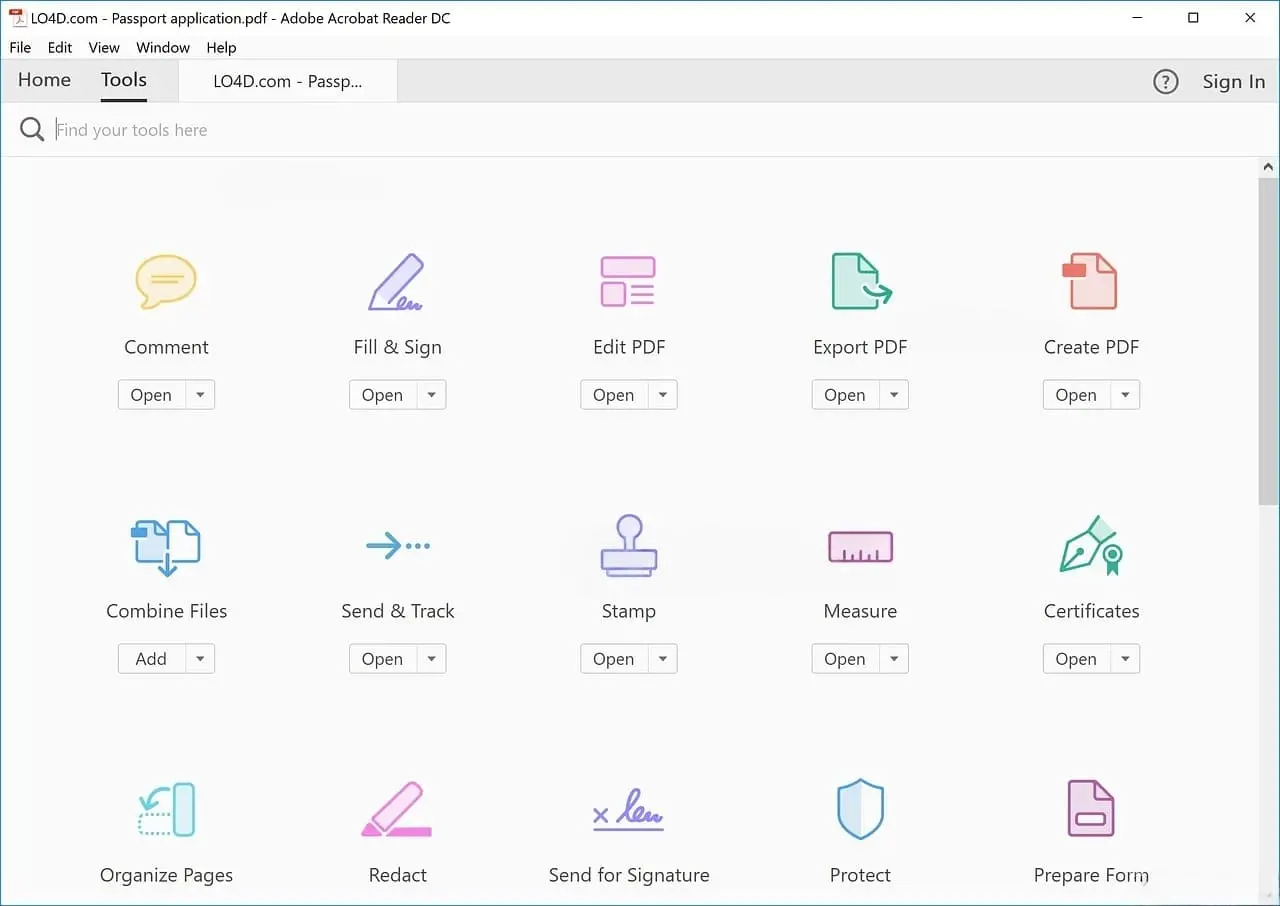 Adobe Acrobat Pro Screenshot 1