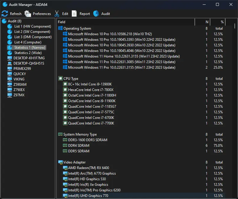 Aida64 Network Audit Screenshot 2