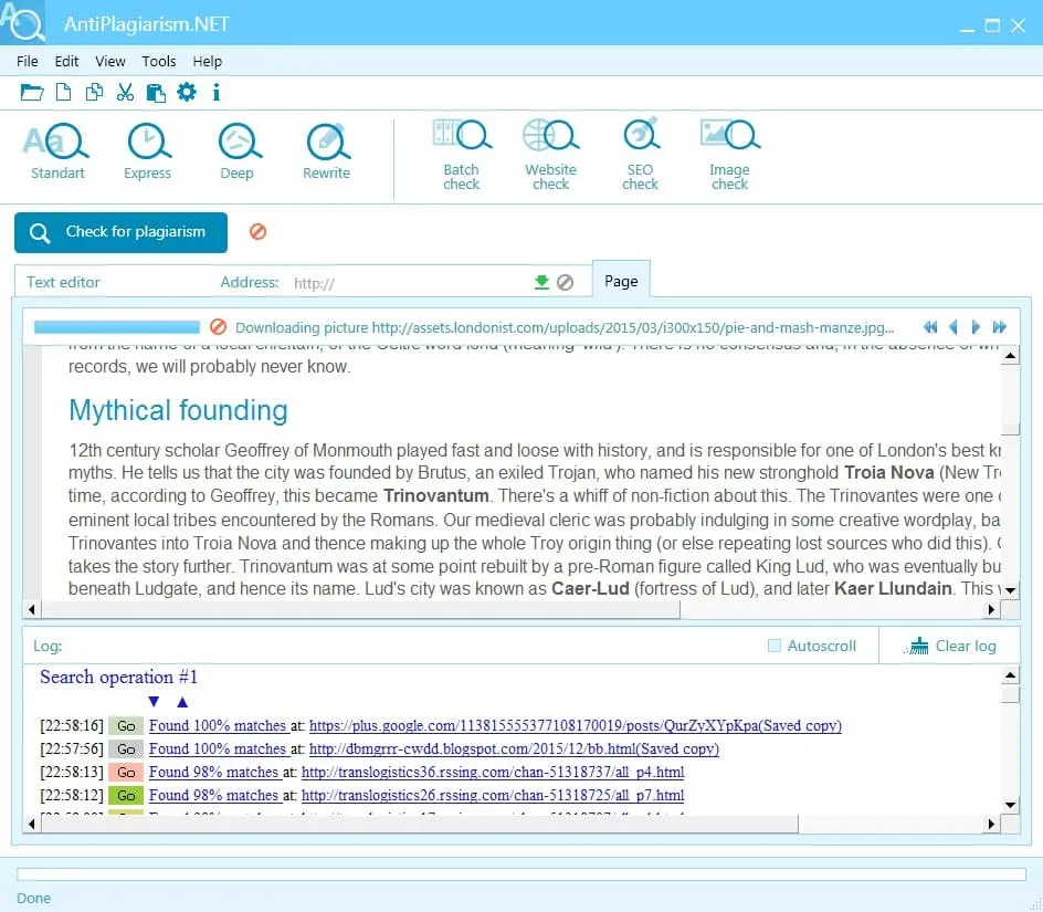 AntiPlagiarism.Net Screenshot 1
