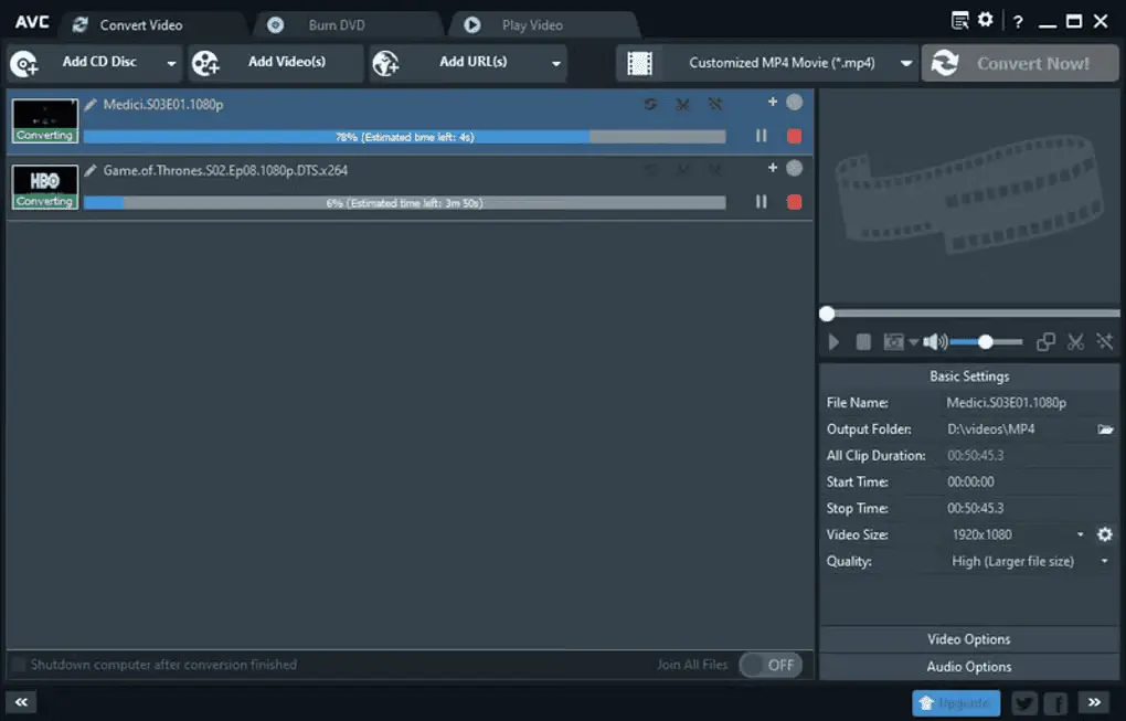 Any Video Converter Screenshot 1