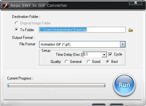 Aoao SWF To GIF Screenshot 2