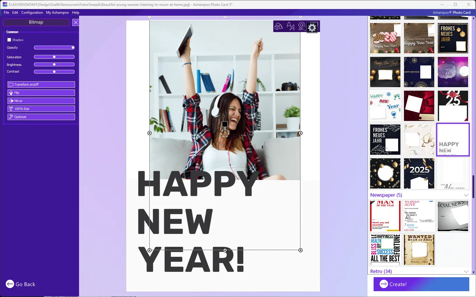 Ashampoo Photo Card Screenshot 1