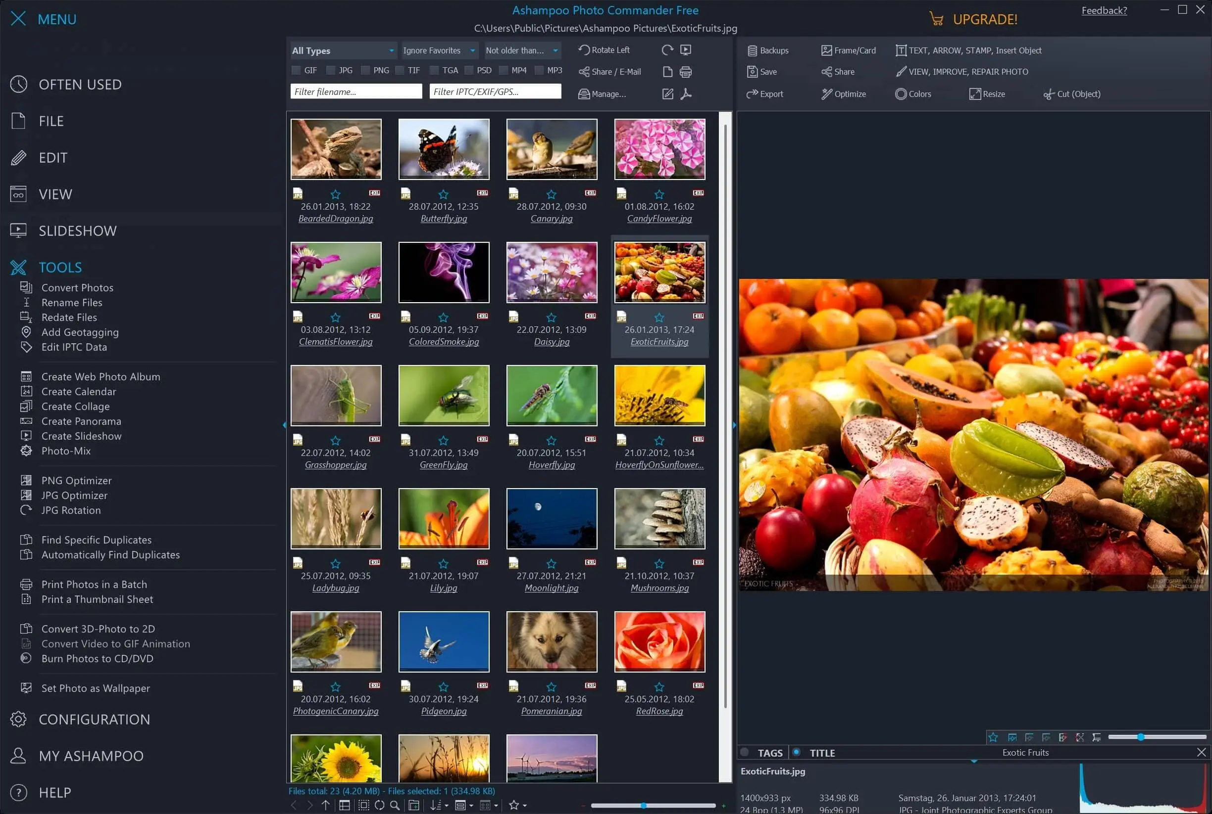Ashampoo Photo Commander Screenshot 2