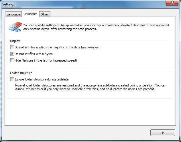 Ashampoo Undeleter Screenshot 1