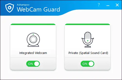 Ashampoo Webcam Guard Screenshot 1