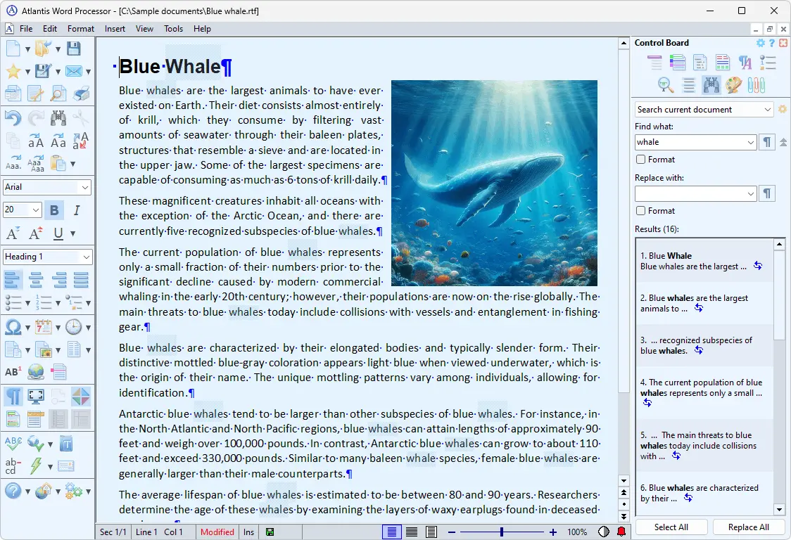 Atlantis Word Processor Screenshot 2
