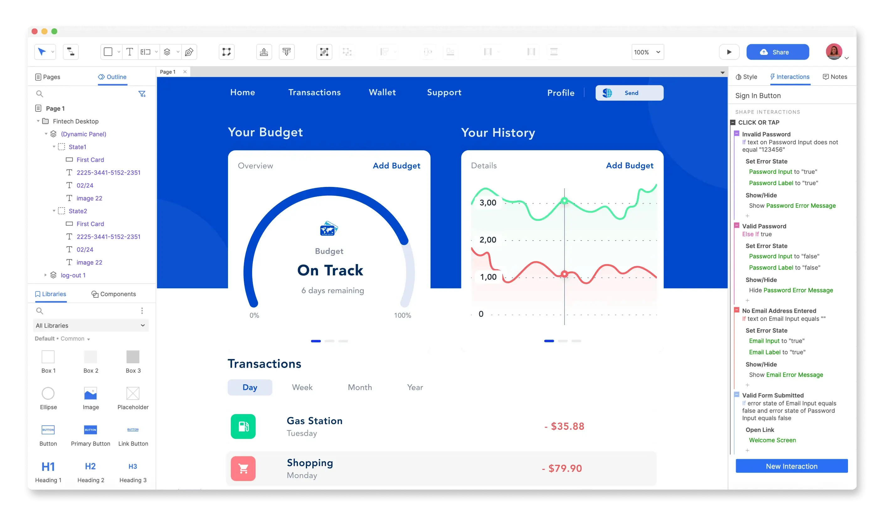 Axure RP Screenshot 1