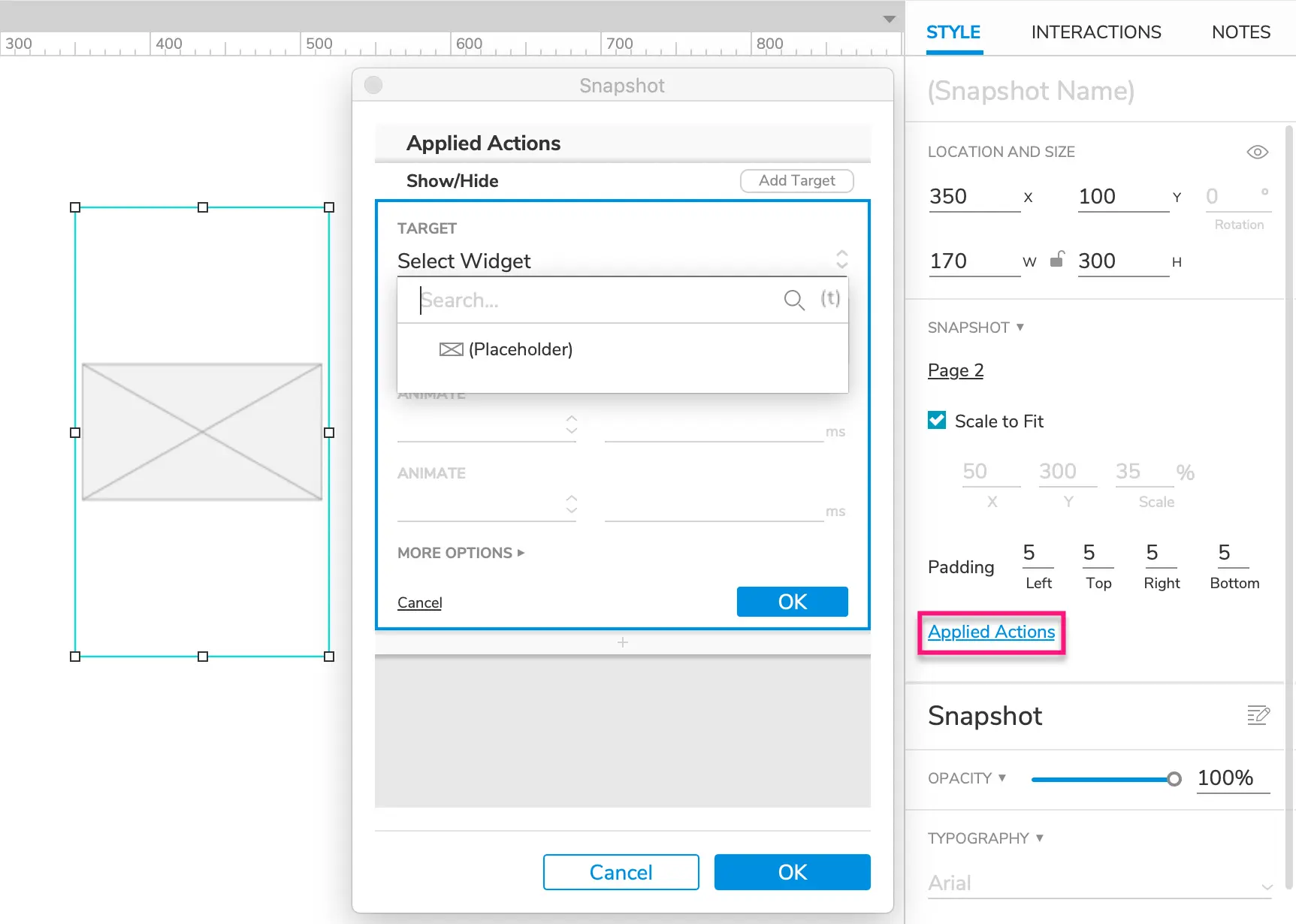 Axure RP Screenshot 2