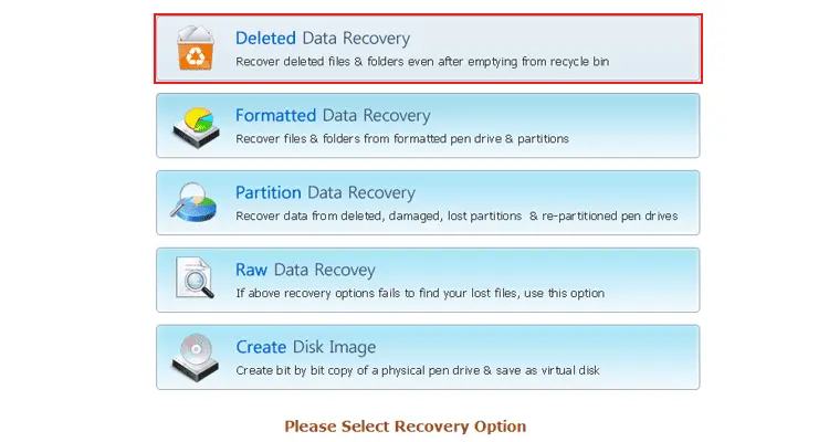 Bit Recover Pen Drive Recovery Wizard Screenshot 1