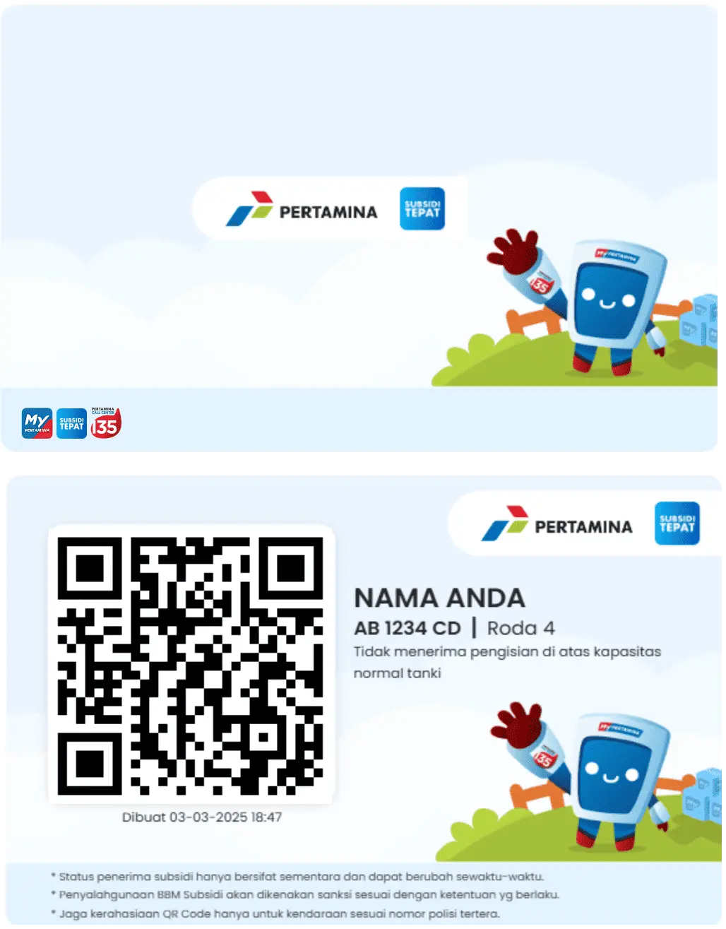 Standard My Pertamina Card