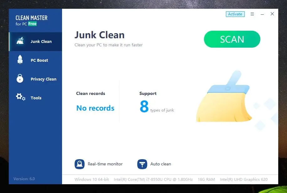 Clean Master Screenshot 1