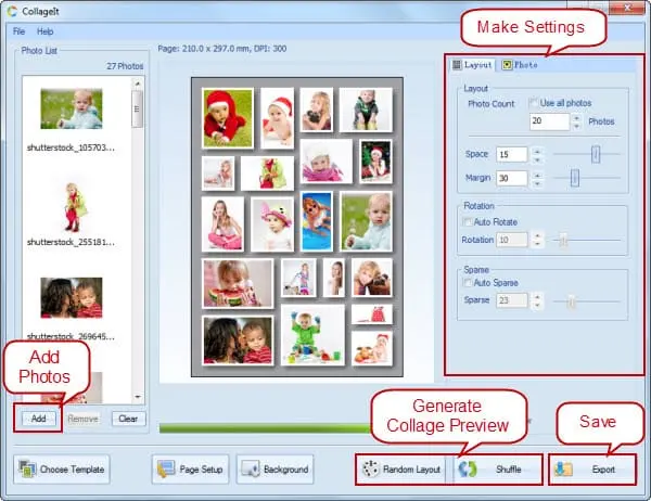 CollageIt Screenshot 1