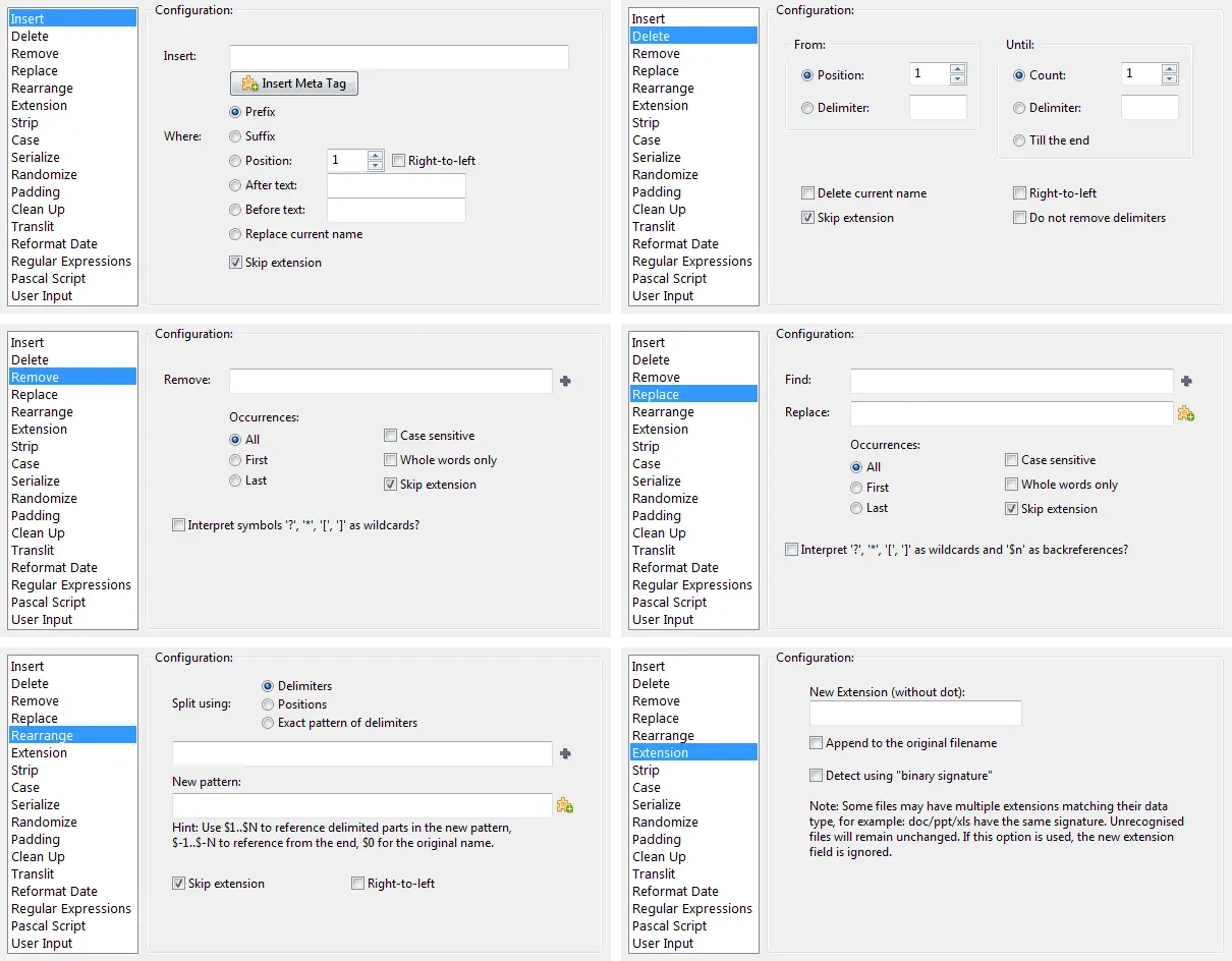 Den4b ReNamer Pro Screenshot 2