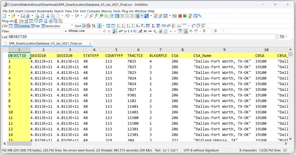 Em Text Editor Screenshot 1