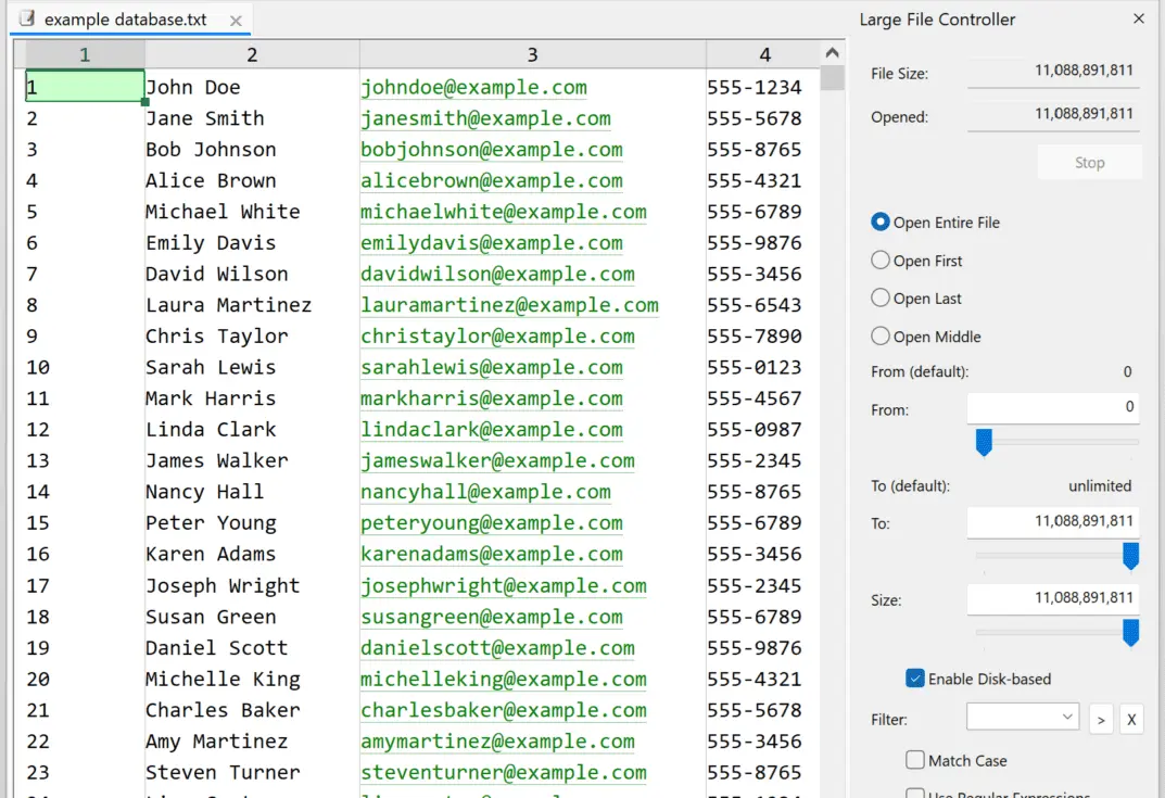 Em Text Editor Screenshot 2