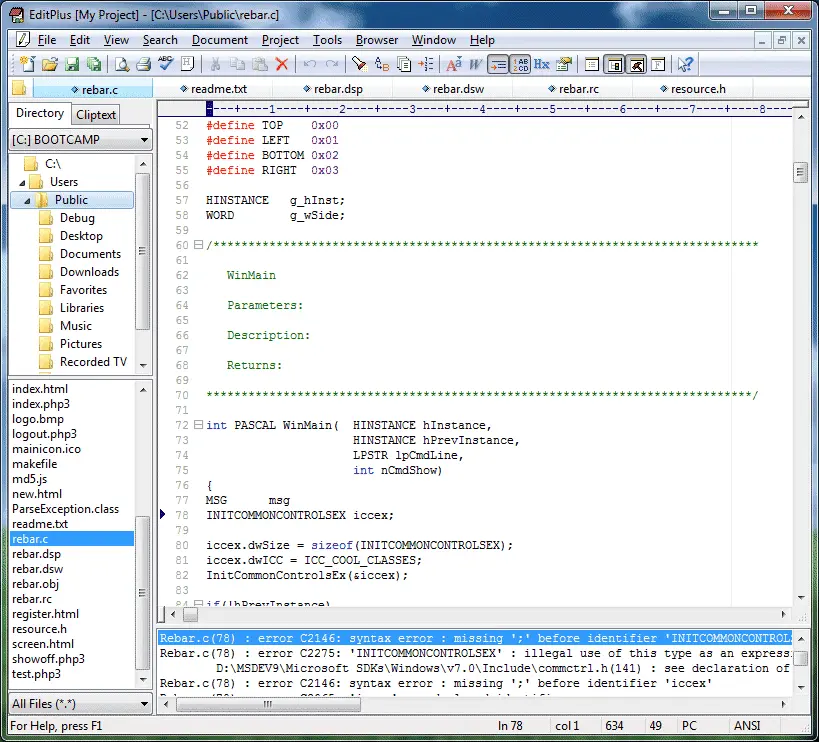 ES Computing Edit Plus Screenshot 2