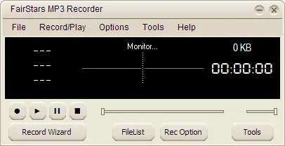Fairstars MP3 Recorder Screenshot 1
