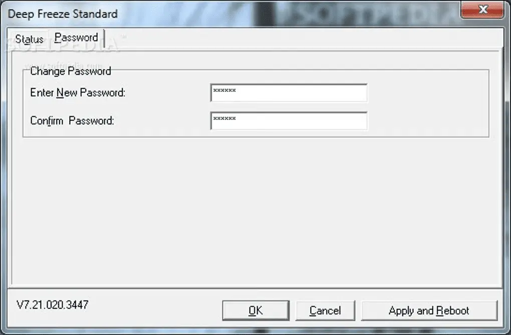 Faronics Deep Freeze Screenshot 2