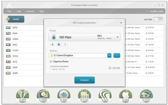 Freemake Audio Converter Screenshot 2
