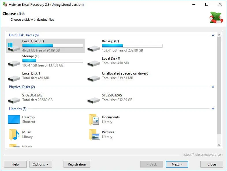 Hetman Excel Recovery Screenshot 2