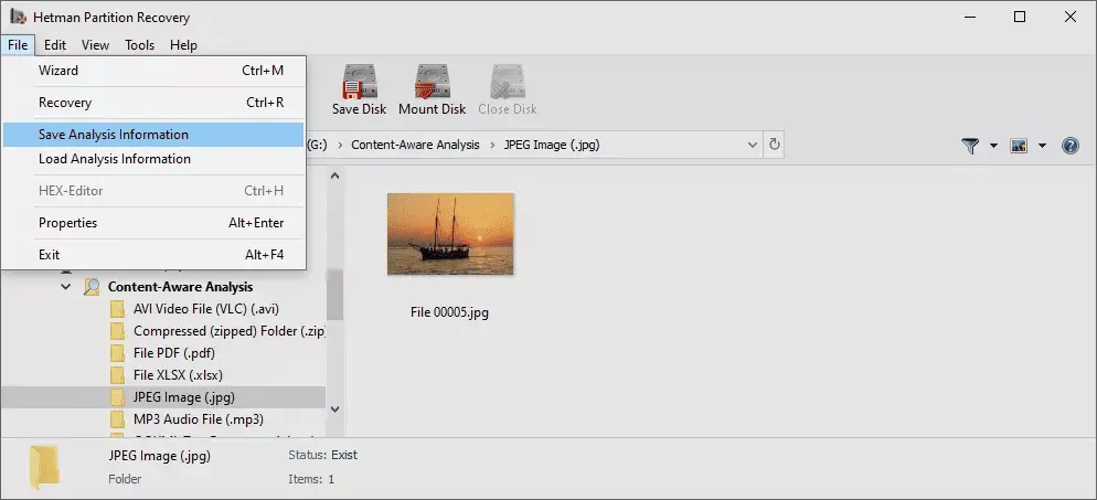 Hetman Partition Recovery Screenshot 2