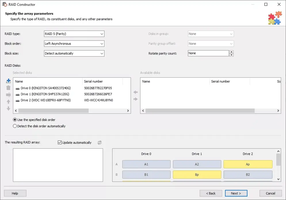 Hetman RAID Recovery Screenshot 2
