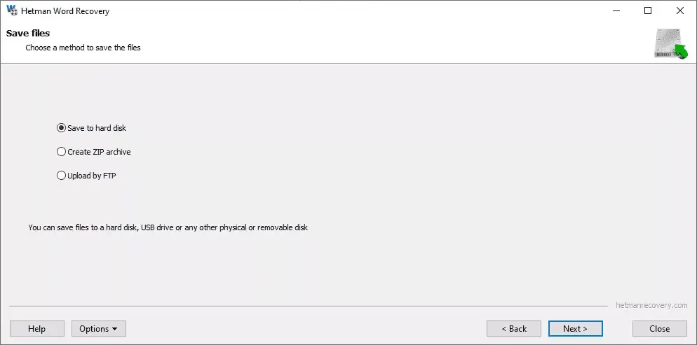 Hetman Word Recovery Screenshot 2