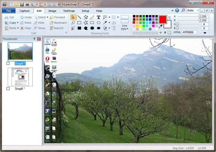 Hypersnap Screenshot 1