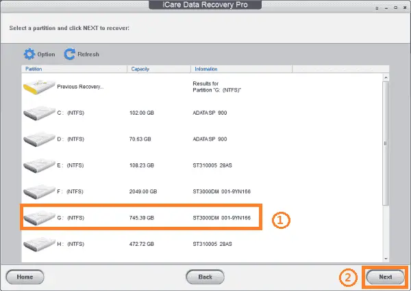 iCare Data Recovery Screenshot 2