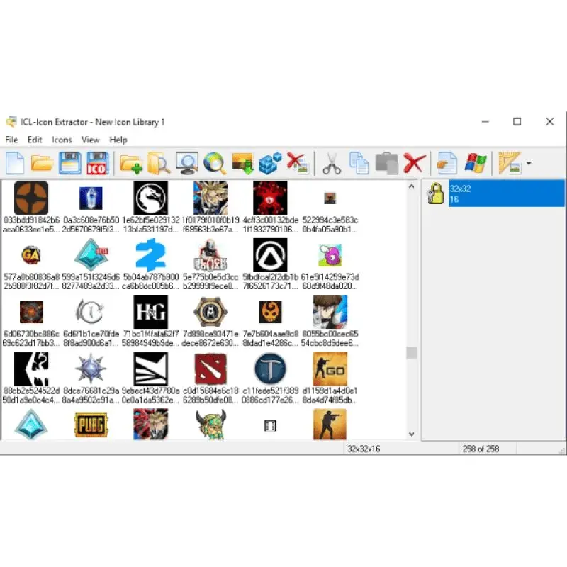 Icon Empire ICL Icon Extractor Screenshot 1