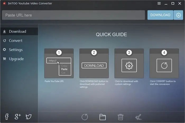 ImTOO YouTube Video Converter Screenshot 1