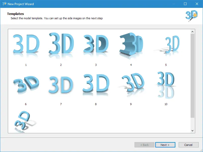 Insofta 3D Text Commander Screenshot 2