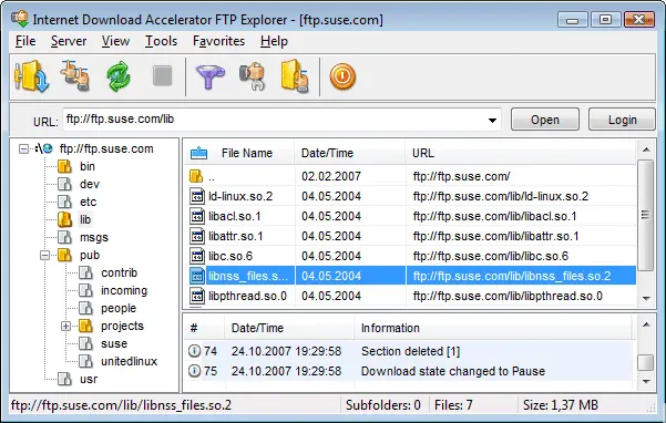 Internet Download Accelerator (IDA) Screenshot 2