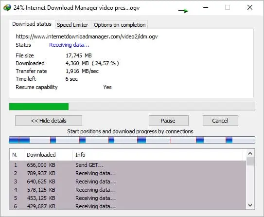 Internet Download Manager Screenshot 2