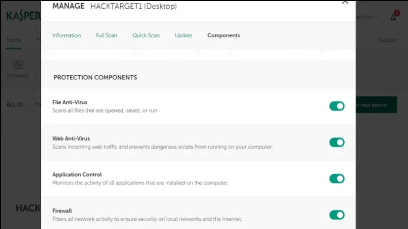 Kaspersky Small Office Security Screenshot 2