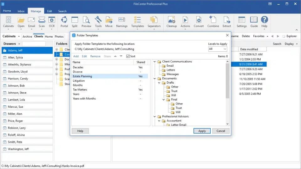 Lucion File Center Screenshot 2
