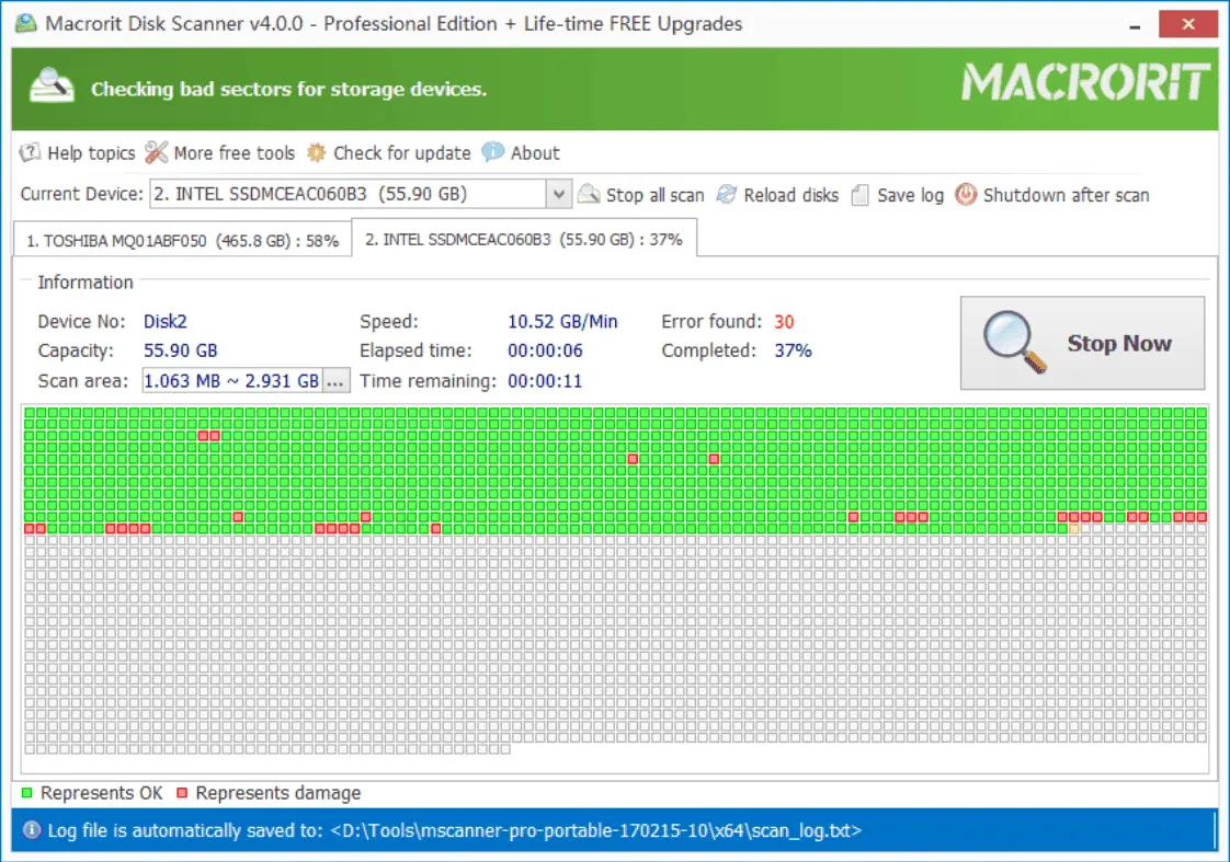 Macrorit Disk Scanner Screenshot 1