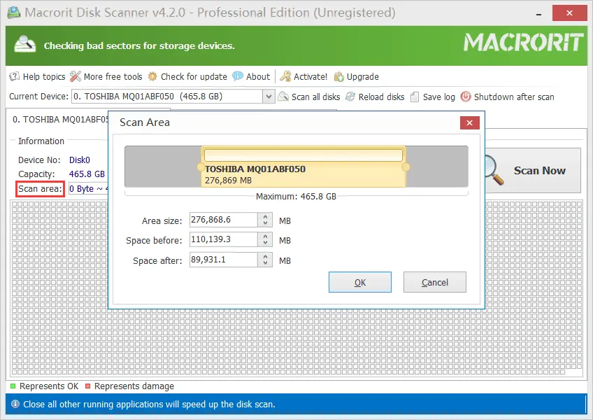 Macrorit Disk Scanner Screenshot 2