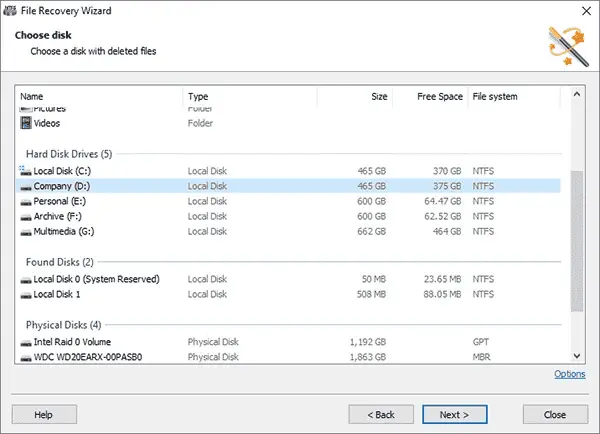 Magic NTFS Recovery Screenshot 1