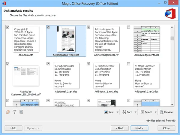 Magic Office Recovery Screenshot 2