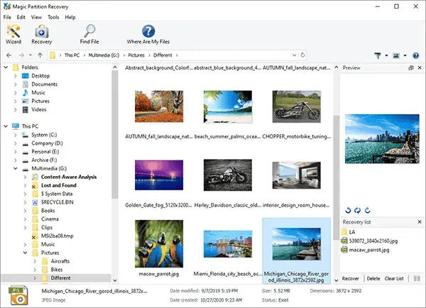 Magic Partition Recovery Screenshot 2