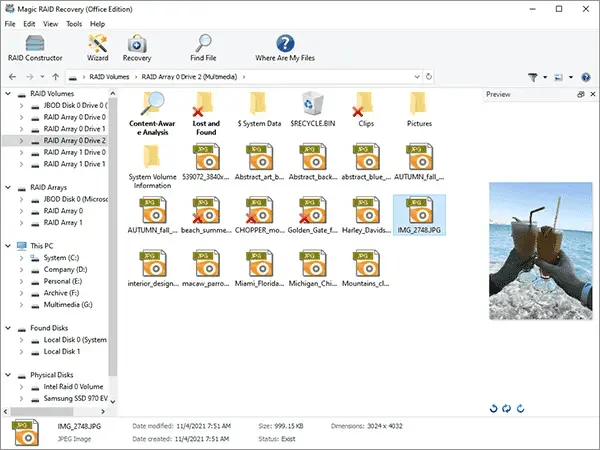 Magic RAID Recovery Screenshot 2