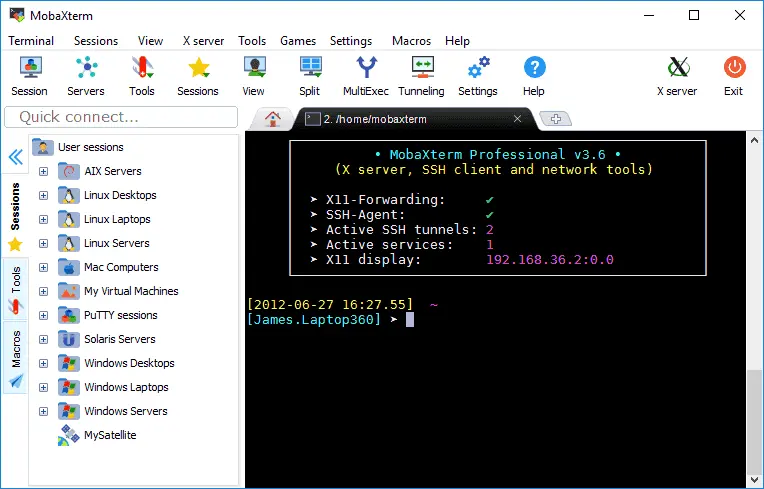 MobaXterm Screenshot 1
