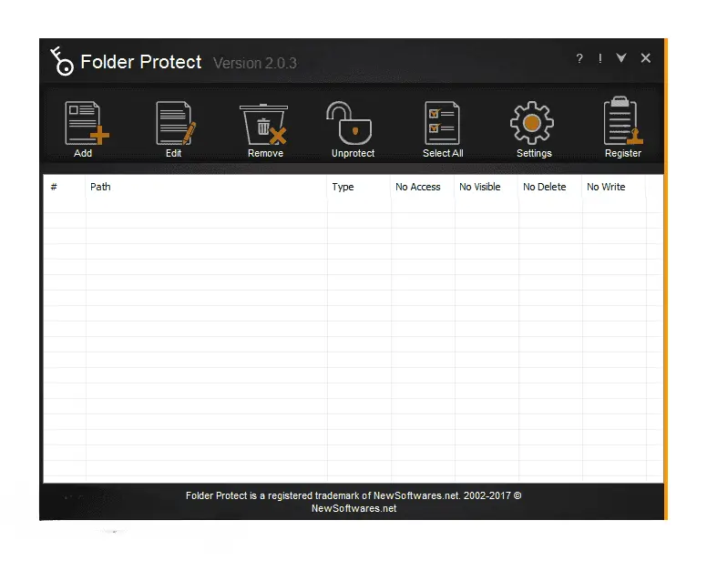 New Softwares Folder Protect Screenshot 1