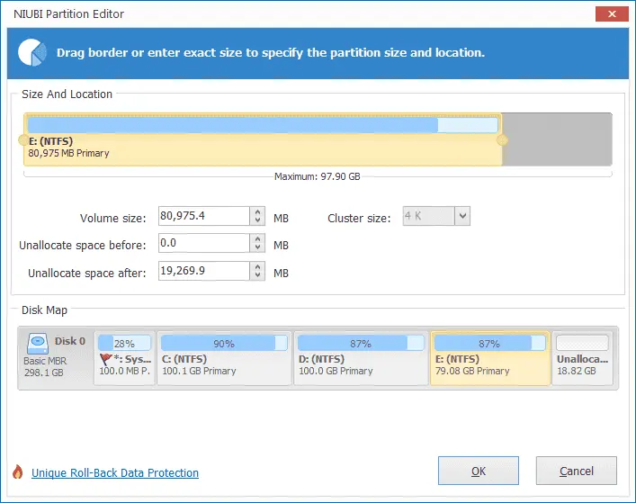 Niubi Partition Editor Screenshot 2